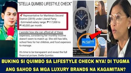 LIFESTYLE CHECK NI QUIMBO BUKING! DI TUGMA SA SAHOD ANG LUXURY BRANDS NA KAGAMITAN! TEACHERS GALIT!