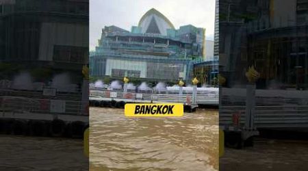 Docking onto IconSiam #bangkok #thailand #iconsiam #travel #explore #youtubeshorts #boat #4k #mall