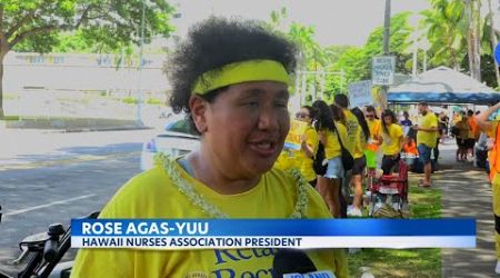 ‘The nurses are burnt out.’ | 600 Kapiolani Medical Center nurses go on strike