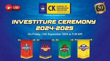 Investiture Ceremony 2024-2025 (CK School of Progressive Education - CBSE School, Cuddalore)