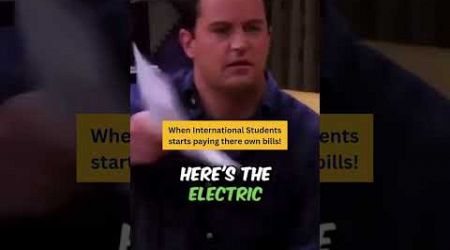 When international students start paying their own tuition, #chandlerbing #joeytribbiani