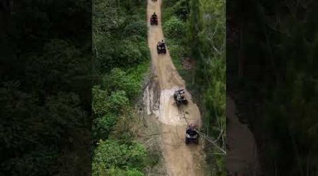 ATV Quad riding through the Koh Samui jungle 