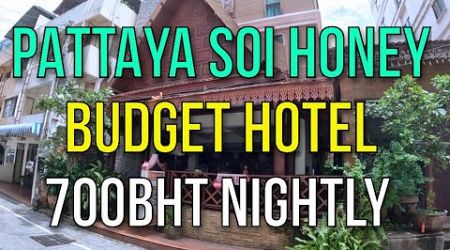 EXCELLENT LOCATION PATTAYA SOI HONEY SOI 11 BUDGET HOTEL REVIEW - Sumalee Hotel - 700BHT NIGHTLY