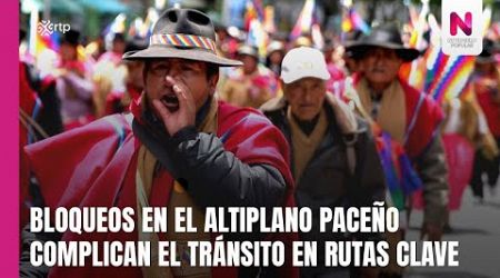 Bloqueos afectan el tránsito en La Paz|Noticiero Popular|16-09-2024