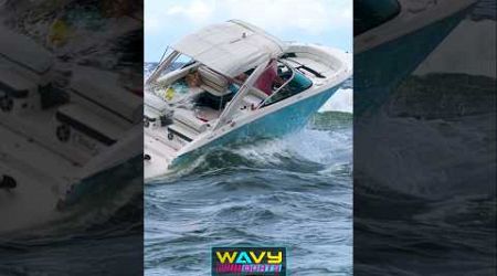 Would you go out in these waves at Haulover? | Wavy Boats