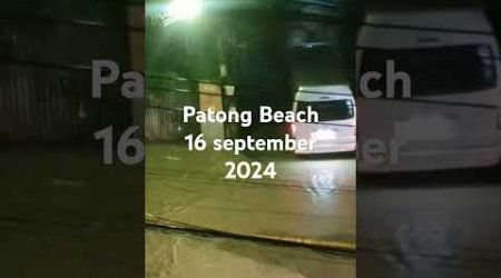 Patong Beach, Phuket , Thailand,rainy , 16 september 2024