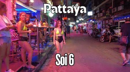 Pattaya, Soi 6 astounding beautiful scenes 2024, Thailand