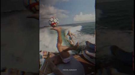 Play soccer on the yacht #futbol #soccer #surf #yacht #tiktok