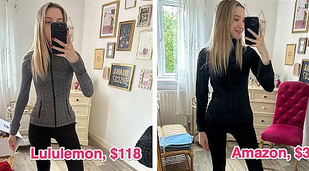 I tested the viral Lululemon Define jacket against the cheaper Amazon alternative — its sleek fit is nearly identical