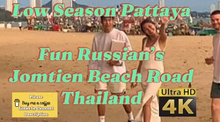 JOMTIEN BEACH PATTAYA FLIPPING JETSKI LOW SEASON | Thai Lady Swallows Stool,Fun Times On Cheap Beer