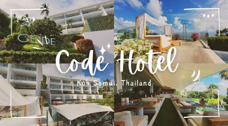 Code Hotel Koh Samui Tour | Luxury Stay with Stunning Sea Views | 4K