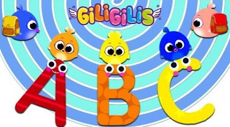 ABC Song | Learn Alphabet English | Learn ABC Alphabet with Giligilis | Education ABC Super Simple