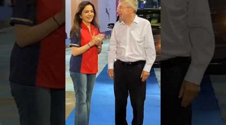 Nita Ambani Along With International Olympics Committee President Thomas Bach Throwback #shorts