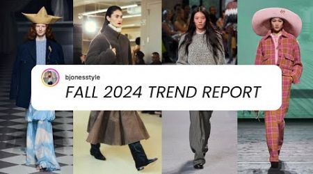 THE TOP FALL 2024 TRENDS I&#39;M LOVING