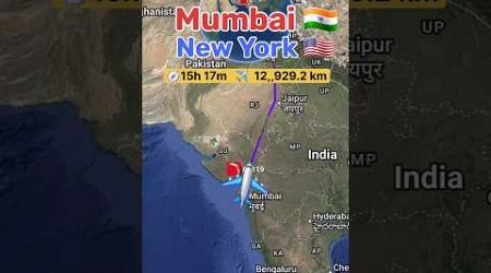 Mumbai to New york flight India