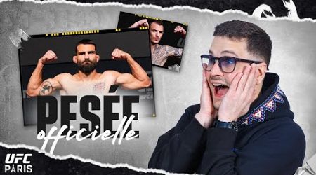 UFC PARIS : LA PESÉE Officielle