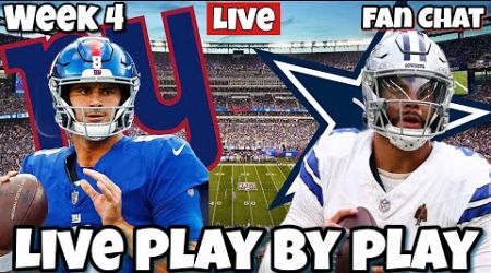 Giants vs Cowboys Live Stream Week 4