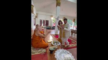 Koh samui Buddhist Blessing wedding