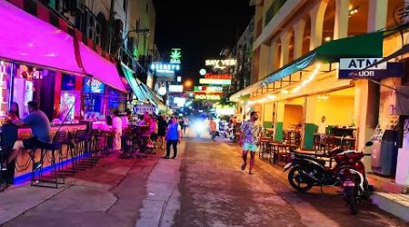 Patong Phuket Thailand. Walk. Bars, restaurants, beach, sea. I bought some delicious ice cream