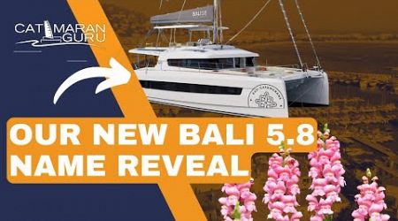 Bali 5.8 Name Reveal and Christening Invite at The Annapolis Boat Show!