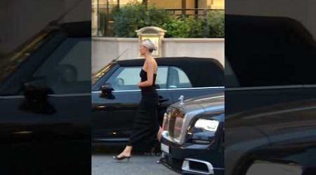 Elegant blonde girl getting out her Rolls Royce at Hotel Paris #billionaire #monaco#luxury#lifestyle