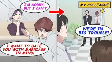 【Manga】My colleague persistently stalked a beautiful clerk at a business partner. One day, his boss