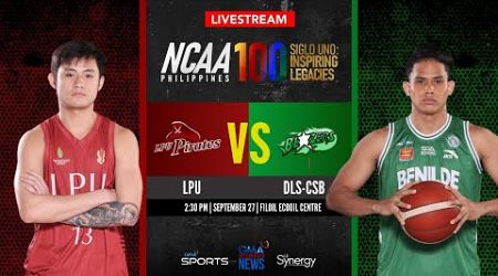 LPU vs Benilde (Men’s Basketball) | NCAA Season 100 - Replay