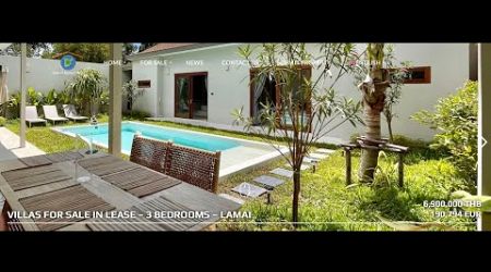 VC311 - Garden villa 3 bedrooms with pool - Lamai - Koh Samui