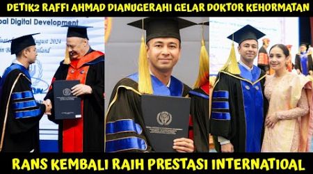 KMBLI UKIR PRESTASI INTERNATIONAL,DETIK2 RAFFI AHMAD DIANUGERAHI GELAR DOKTOR KEHORMATAN DI THAILAND