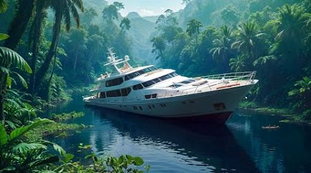 Luxury Yacht Mysteriously Abandoned in the Jungle - Who Left It and Why?