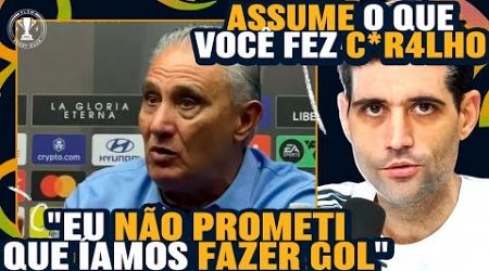 TITE NÃO GOSTOU de ser COBRADO após ELIMINAÇÃO do FLAMENGO