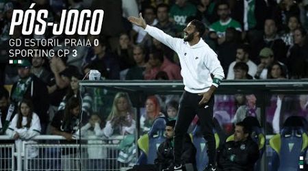 Pós-jogo | Liga Portugal Betclic: GD Estoril Praia 0-3 Sporting CP