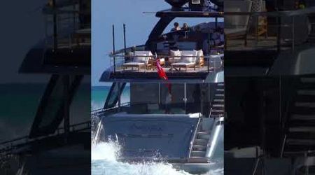 Impressive capture of Riva Superyacht leaving Haulover inlet