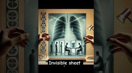 Invisible sheet #experiment #scienceexperiment #education #shorts