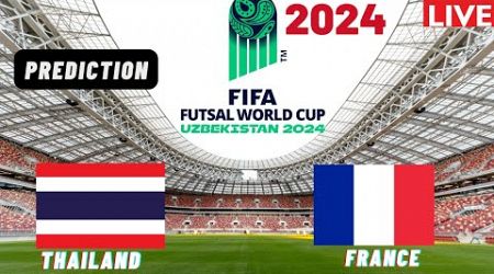 Thailand vs France Live Stream FIFA FUTSAL World Cup 2024 Match Commentary Score &amp; Highlight