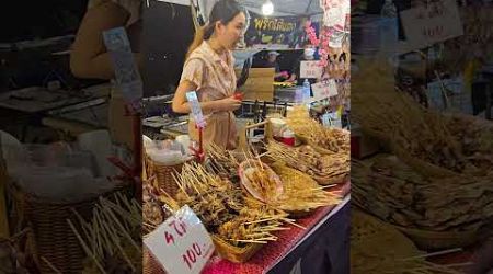 A Thai Street Food Market of Pattaya City in Thailand Asia #shorts #shortsviral #thailand #Pattaya