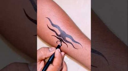 Aaj ki Raat song#tattoodesign #shortsvideo #tatoo#tattoo sticker#trending#tattooart #trends