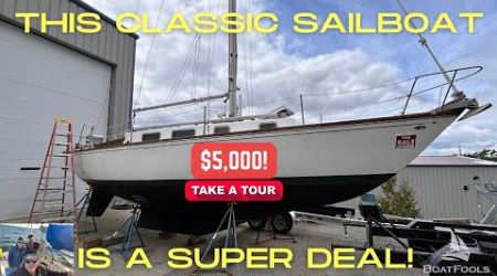 This CLASSIC Sailboat Is A SUPER Deal! An opportunity to buy a 1973 Tartan 34C for $5,000! FULL TOUR