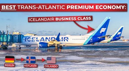 BRUTALLY HONEST REVIEW | Icelandair Boeing 737MAX BUSINESS CLASS Berlin - Keflavík - Orlando!