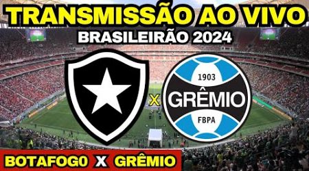 BOTAFOGO X GRÊMIO - TRANSMISSÃO AO VIVO DIRETO DO MANÉ GARRINCHA / BRASILEIRÃO 2024