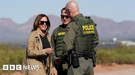 Kamala Harris goes on offensive with 'tough on border' message