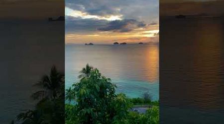 Sunset time sea view. Koh Samui Thailand