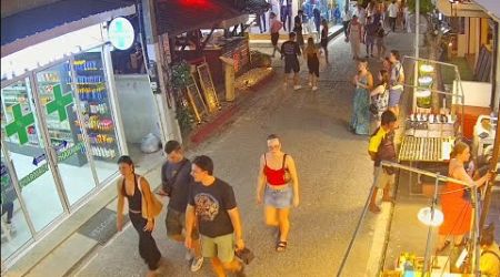 Livecam4k | Thailand Koh Samui Street Night Life | Thailand 