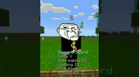 Wait for end Village...#trollface #popular #minecraft #popular #shorts