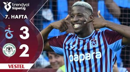 Vestel | Trabzonspor (3-2) Konyaspor - Highlights/Özet | Trendyol Süper Lig - 2024/25