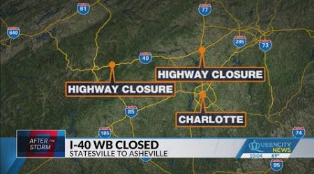 I-40 in western N.C. closed as NCDOT discourages travel to the area