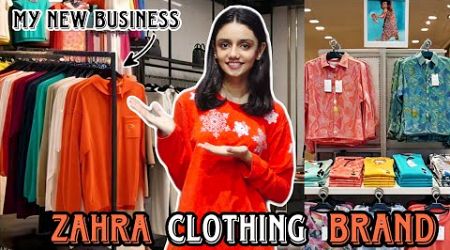 Hamny Ghar Mai Boutique Khul Li || Zahra Clothing Brand || My New Business