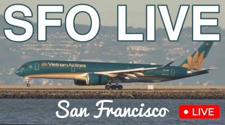 SFO LIVE | KSFO | SAN FRANCISCO INTERNATIONAL AIRPORT vietnam airlines arrival