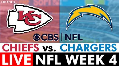 Chiefs vs. Chargers Live Streaming Scoreboard, Free Play-By-Play, Highlights, Boxscore | NFL Week 4