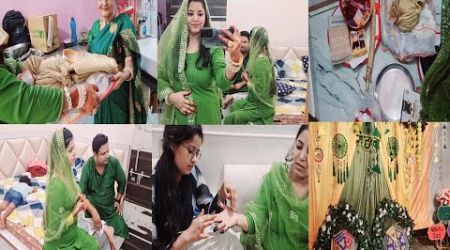 Mehandi Ceremony preparation Vlog ! gulafsha Aayi Mehandi lagane ! Wedding Vlog